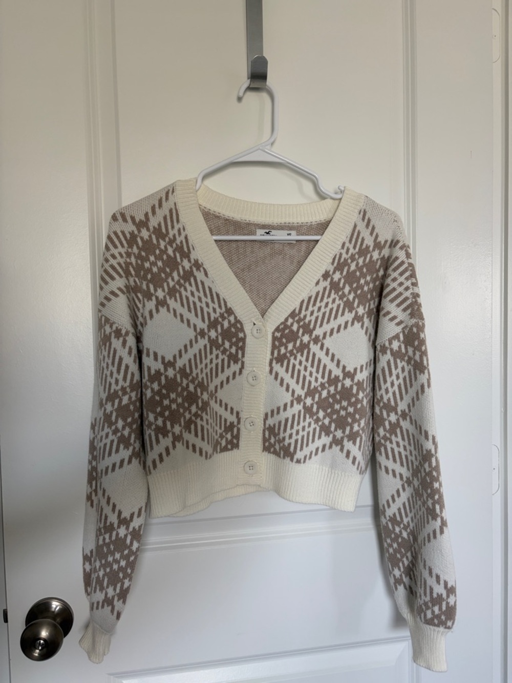 V-Neck Button-Front Cardigan Sweater